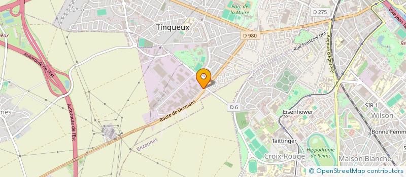 localisation de l'entreprise LE TELLIER  TINQUEUX