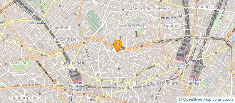 localisation de l'entreprise LE TEMPLE à PARIS