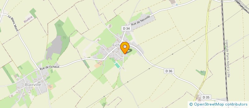 localisation de l'entreprise LE TEMPLE 62  FICHEUX