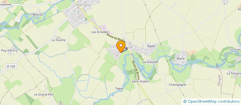 localisation de l'entreprise LE TEMPLE DE L'ESOTERISME à NIORT