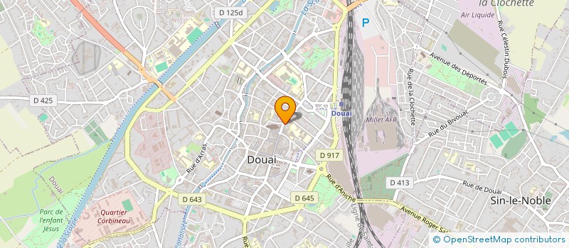 localisation de l'entreprise LE TEMPLE DE L'IMMOBILIER GROUPE B & Z CONSULTING à DOUAI
