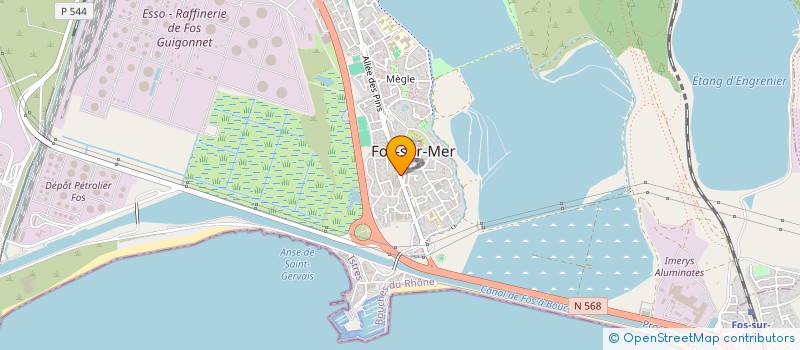 localisation de l'entreprise LE TEMPLE DE L'INFORMATIQUE  FOS-SUR-MER