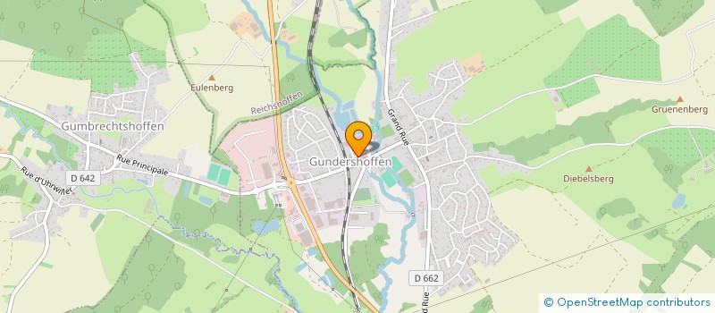 localisation de l'entreprise LE TEMPLE DES COIFFEURS  GUNDERSHOFFEN