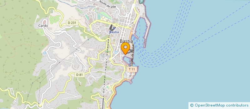 localisation de l'entreprise LE TEMPLE DES DOUCEURS à BASTIA