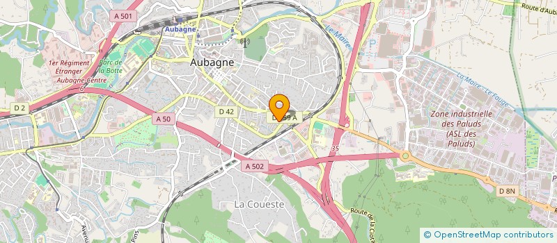 localisation de l'entreprise LE TEMPLE DU JAZZ  AUBAGNE