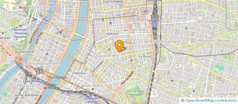 localisation de l'entreprise LE TEMPLE DU PAIN  LYON