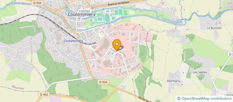 localisation de l'entreprise LE TEMPLIER à COULOMMIERS