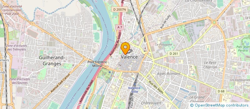 localisation de l'entreprise LE TEMPO à VALENCE