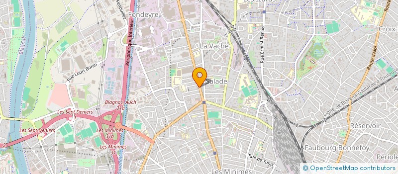 localisation de l'entreprise LE TEMPS D'AIMER à TOULOUSE
