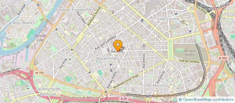 localisation de l'entreprise LE TEMPS D'UN ENCAS à LILLE
