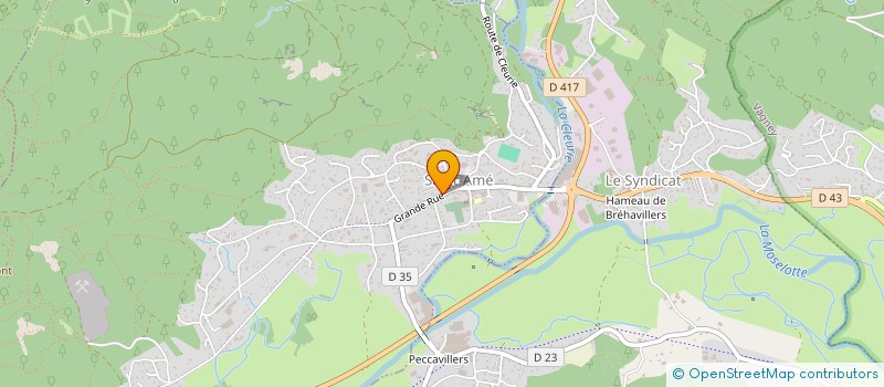 localisation de l'entreprise LE TEMPS D'UN INSTANT  SAINT-AME