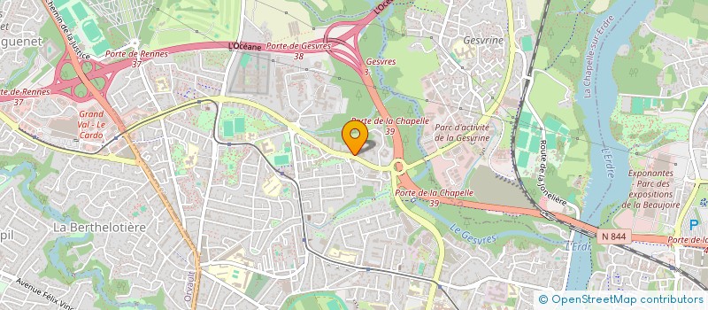 localisation de l'entreprise LE TEMPS D'UN MOUVEMENT à NANTES