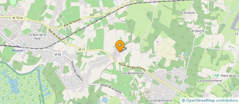 localisation de l'entreprise LE TEMPS D'UN PLAN  SAINT-AIGNAN-GRANDLIEU