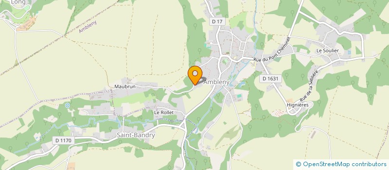 localisation de l'entreprise LE TEMPS D'UN REG'ART  AMBLENY