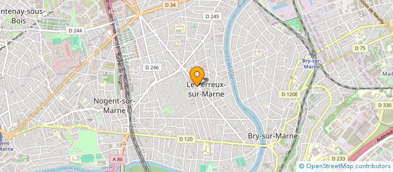 localisation de l'entreprise LE TEMPS D'UN REGARD à LE PERREUX-SUR-MARNE