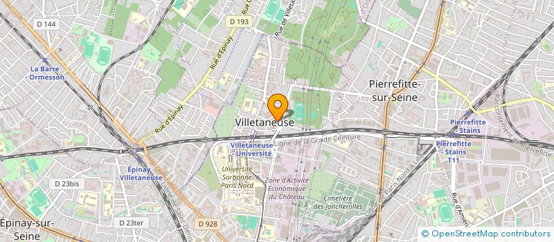 localisation de l'entreprise LE TEMPS D'UN REPIT à VILLETANEUSE