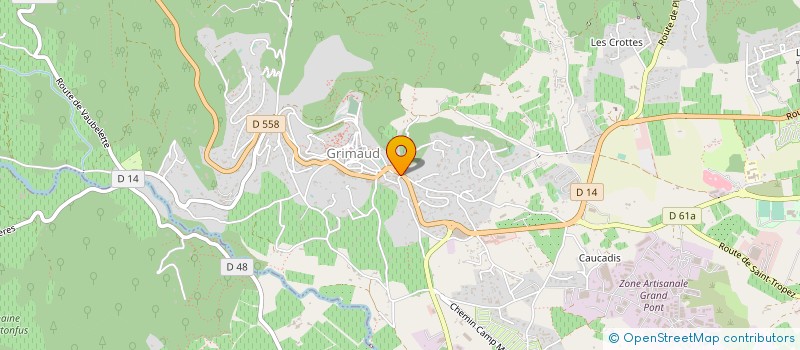 localisation de l'entreprise LE TEMPS D'UN REPIT AAF VAR  GRIMAUD