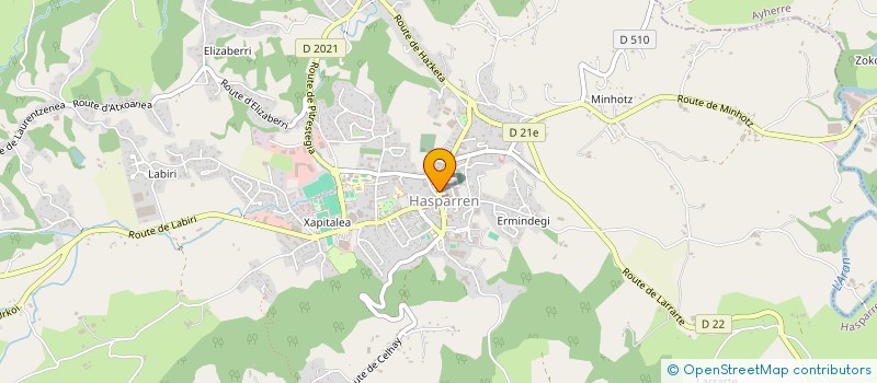 localisation de l'entreprise LE TEMPS D'UN REVE  HASPARREN