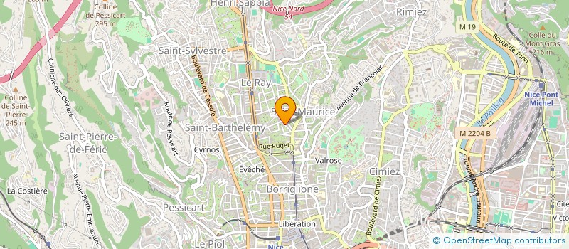 localisation de l'entreprise LE TEMPS D'UN SOUFFLE à NICE