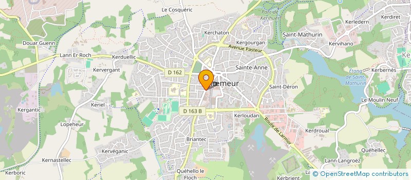 localisation de l'entreprise LE TEMPS D'UN SOURIRE à PLOEMEUR