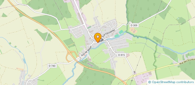 localisation de l'entreprise LE TEMPS D'UN SPA à DRULINGEN