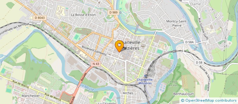localisation de l'entreprise LE TEMPS D'UN THE  CHARLEVILLE-MEZIERES