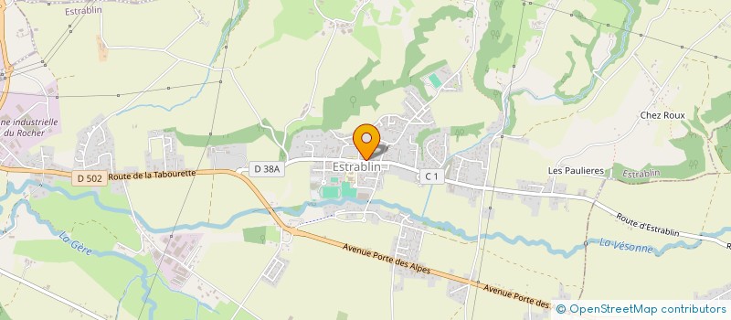 localisation de l'entreprise LE TEMPS D'UNE COUPE  ESTRABLIN