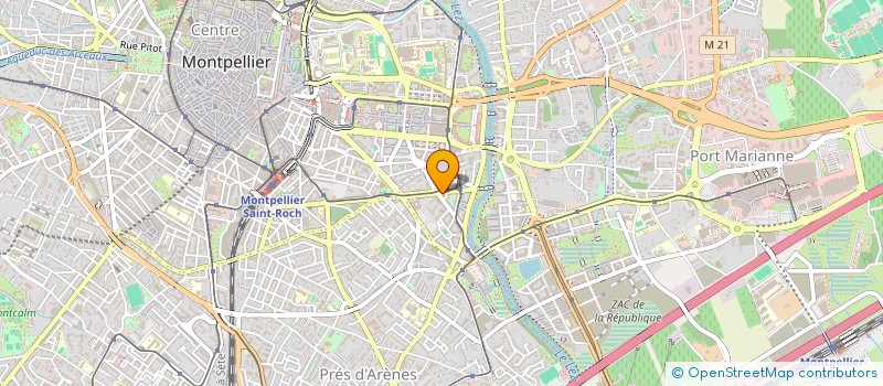 localisation de l'entreprise LE TEMPS D UNE PAUSE à MONTPELLIER