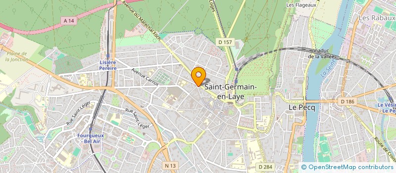 localisation de l'entreprise LE TEMPS D UNE PAUSE à SAINT-GERMAIN-EN-LAYE