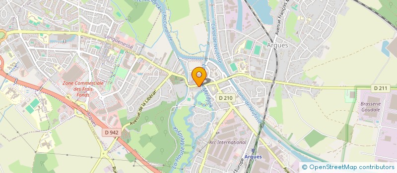 localisation de l'entreprise LE TEMPS D'UNE PAUSE à ARQUES