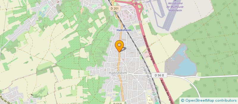 localisation de l'entreprise LE TEMPS D'UNE PAUSE  HABSHEIM
