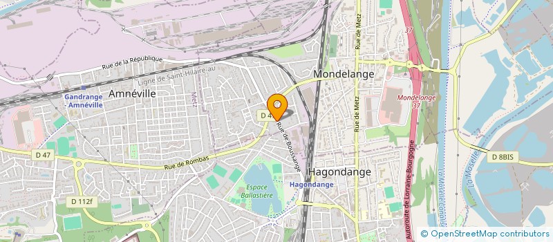 localisation de l'entreprise LE TEMPS D'UNE PAUSE  MONDELANGE