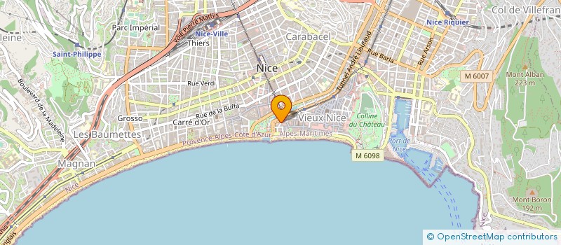 localisation de l'entreprise LE TEMPS DE L'IRIS à NICE