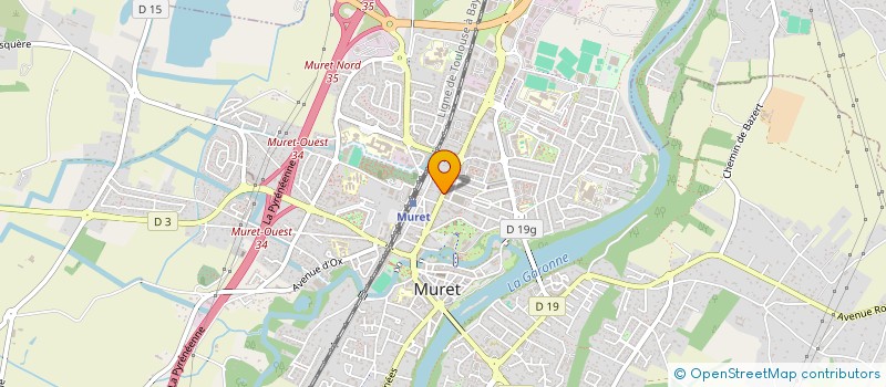 localisation de l'entreprise LE TEMPS DE LA DISTRIBUTION à MURET
