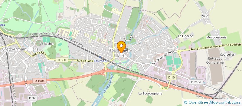 localisation de l'entreprise LE TEMPS DE VIVRE  TOURNAN-EN-BRIE