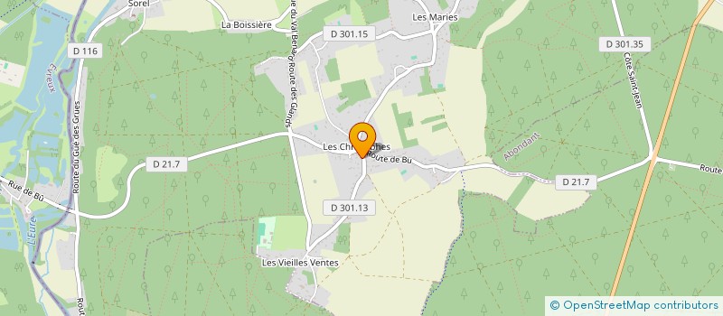 localisation de l'entreprise LE TEMPS DE VIVRE à SOREL-MOUSSEL
