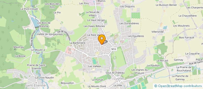 localisation de l'entreprise LE TEMPS DE VIVRE  LUYNES