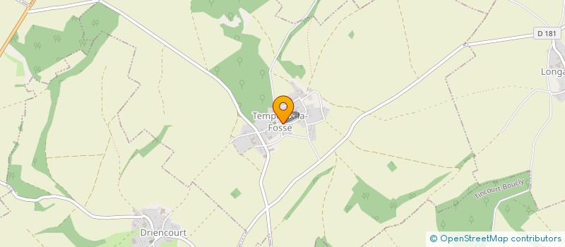 localisation de l'entreprise LE TEMPS DE VIVRE  TEMPLEUX-LA-FOSSE