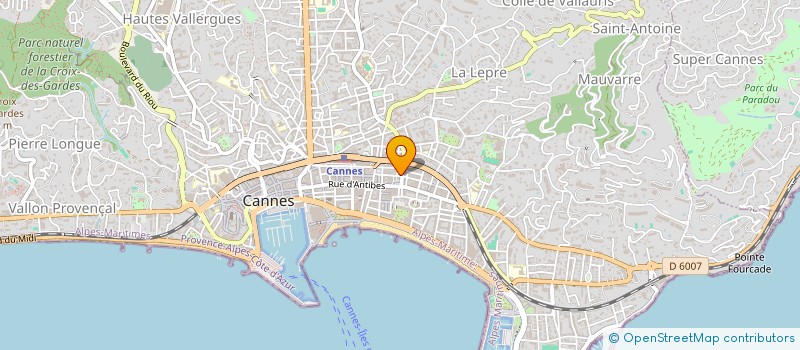localisation de l'entreprise LE TEMPS DES AGAPES à CANNES