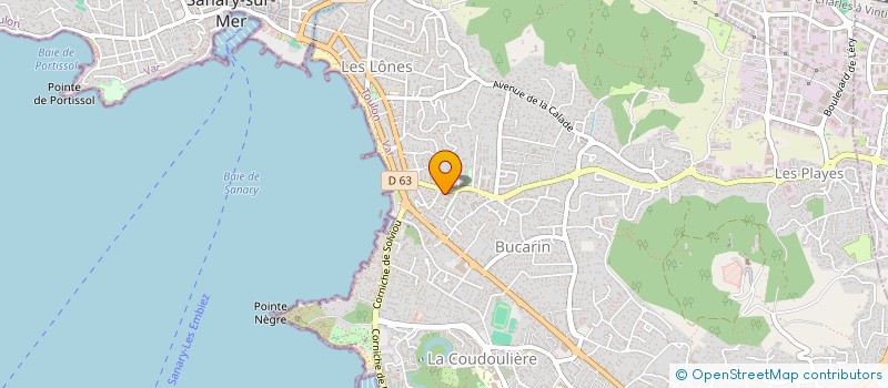 localisation de l'entreprise LE TEMPS DES CERISES à SIX-FOURS-LES-PLAGES