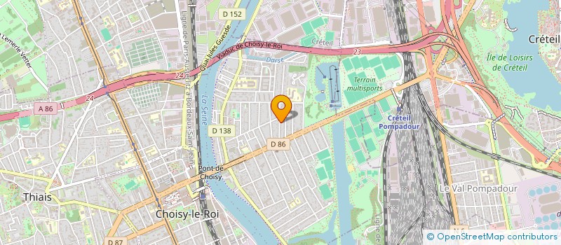 localisation de l'entreprise LE TEMPS DES CERISES à CHOISY-LE-ROI