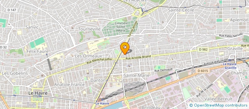 localisation de l'entreprise LE TEMPS DES CERISES à LE HAVRE