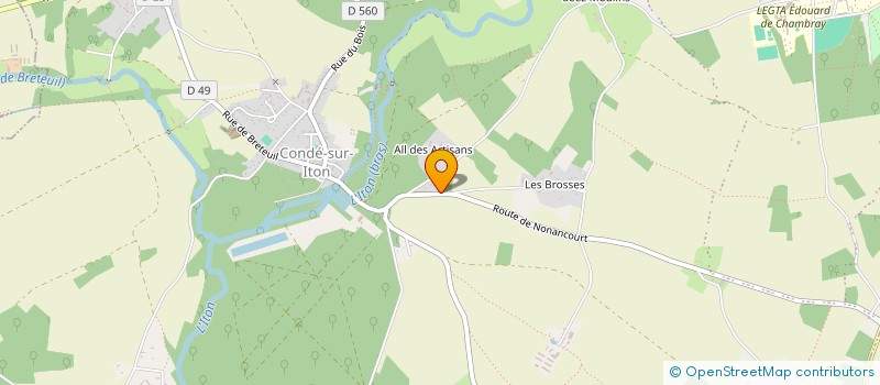 localisation de l'entreprise LE TEMPS DES COULEURS  MARBOIS