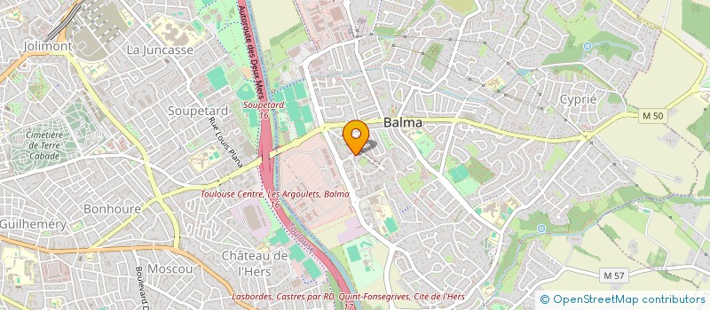 localisation de l'entreprise LE TEMPS DES ENFANTS à BALMA