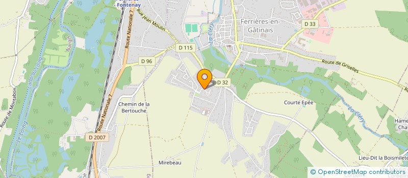 localisation de l'entreprise LE TEMPS DES ENFANTS  FERRIERES-EN-GATINAIS