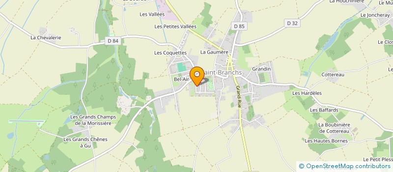 localisation de l'entreprise LE TEMPS DES FAMILLES SAINT-BRANCHS  SAINT-BRANCHS