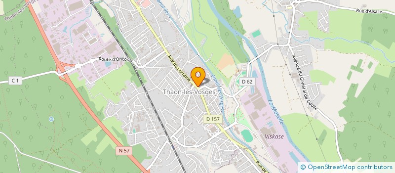 localisation de l'entreprise LE TEMPS DES FLEURS à THAON-LES-VOSGES