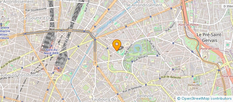 localisation de l'entreprise LE TEMPS DES GRIOTTES  PARIS