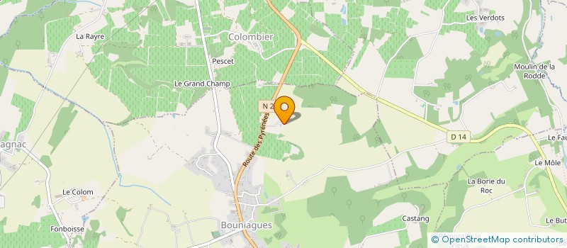 localisation de l'entreprise LE TEMPS DES LOISIRS à FAUX