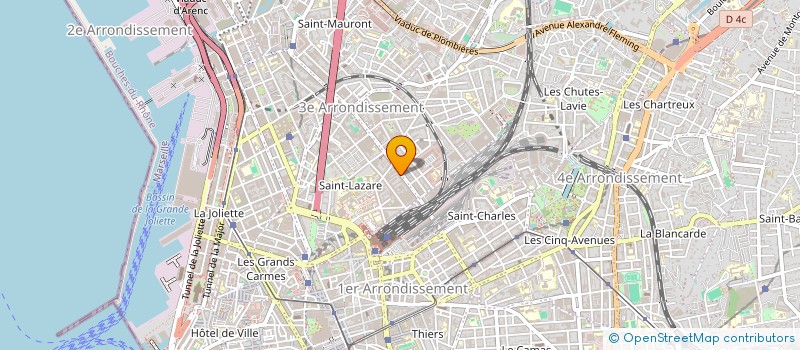 localisation de l'entreprise LE TEMPS DES LOISIRS  MARSEILLE